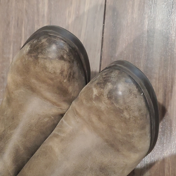 Sperry Top-Sider leather heel ankle shoes boots sz 9M - Picture 6 of 10